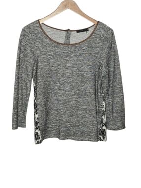 THML Striped Floral Boho Top